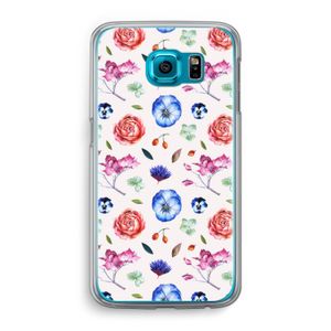 Bloemetjes: Samsung Galaxy S6 Transparant Hoesje