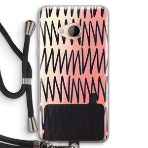 Marrakech Zigzag: HTC U Play Transparant Hoesje met koord