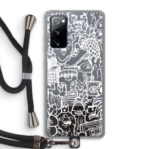 Vexx Mixtape #2: Samsung Galaxy S20 FE / S20 FE 5G Transparant Hoesje met koord