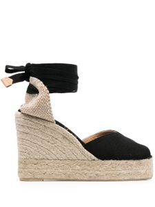 Castañer espadrilles compensées Bilina 107 mm - Noir