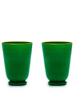 La DoubleJ lot de verres à fini opaque - Vert