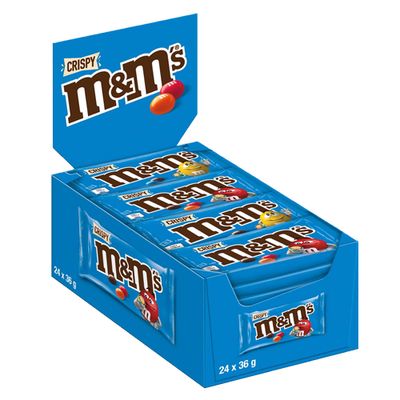 M&M&apos;s - Crispy - 24 zakjes