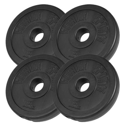 Voordeelbundel 5 kg (4x1.25 kg) Halterschijven Kunststof
