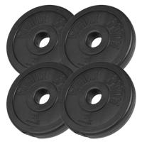 Voordeelbundel 5 kg (4x1.25 kg) Halterschijven Kunststof