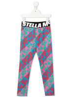 Stella McCartney Kids legging à fleurs - Rose - thumbnail