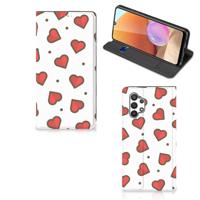 Samsung Galaxy A32 4G | A32 5G Enterprise Editie | Hoesje met Magneet | Hearts