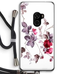 Mooie bloemen: Xiaomi Mi Mix 2 Transparant Hoesje met koord