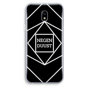 Negenduust geometrisch: Samsung Galaxy J3 (2017) Transparant Hoesje