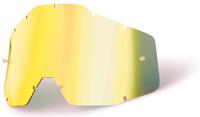100% Anti Fog Mirror Lens (Gold) - Spare Lens