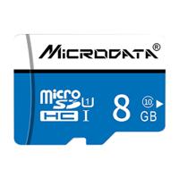 MICROGEGEVENS 8GB High Speed U1 zwarte lijn blauw en wit TF (Micro SD)-geheugenkaart