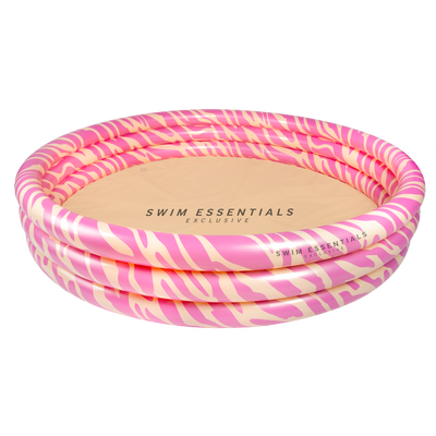 Kinderzwembad Zebra Roze Groot (150cm)