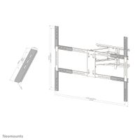 Neomounts AWLS-950BL1 VESA-uitbreidingsset 1-voudig 139,7 cm (55) Zwart - thumbnail