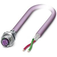 Phoenix Contact 1534407 Sensor/actuator inbouwconnector M12 Aantal polen (sensoren): 2 Bus, inbouw 2.00 m 1 stuk(s) - thumbnail