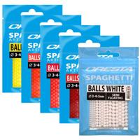Cresta Cresta Kunstaas Spaghetti Balls / 3, 4 & 5mm White