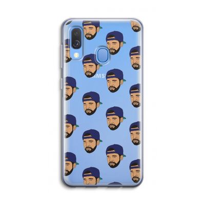 Drake Away: Samsung Galaxy A40 Transparant Hoesje
