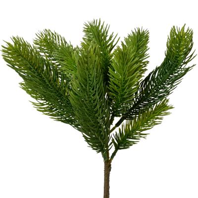 Kersttak/dennentak - groen - L25 cm - kunsttak - kerststukje maken nep tak