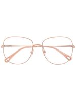 Chloé Eyewear lunettes de vue à monture oversize - Or