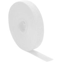 Quadrios 25CA516 Klittenband Om te bundelen Haak- en lusdeel Wit per meter