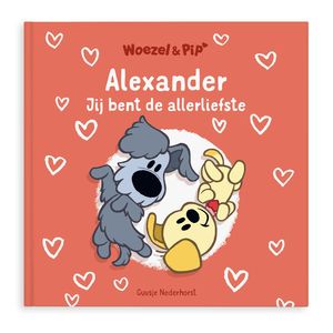 Boek met naam en foto - Woezel & Pip - Jij bent de allerliefste (Softcover)