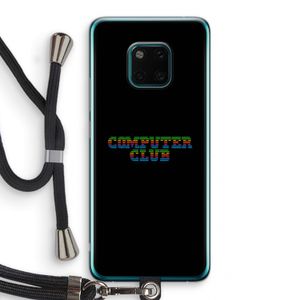Retro: Huawei Mate 20 Pro Transparant Hoesje met koord