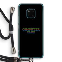 Retro: Huawei Mate 20 Pro Transparant Hoesje met koord Retro: Huawei Mate 20 Pro Transparant Hoesje met koord