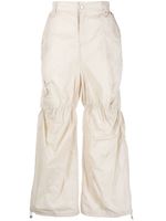 Han Kjøbenhavn pantalon à taille haute à lien de resserrage - Tons neutres