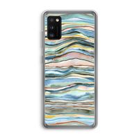 Watercolor Agate: Samsung Galaxy A41 Transparant Hoesje Watercolor Agate: Samsung Galaxy A41 Transparant Hoesje