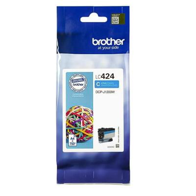 Inktcartridge Brother LC-424C blauw | 5 stuks