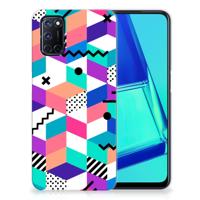 OPPO A52 | A72 | TPU Hoesje | Blokken Kleurrijk