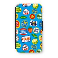 Fruitsticker: iPhone XS Flip Hoesje Fruitsticker: iPhone XS Flip Hoesje