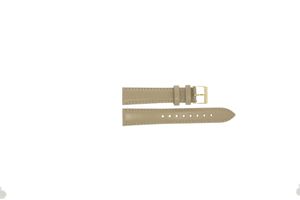 Esprit horlogeband ES102952 Leder Beige 18mm + beige stiksel