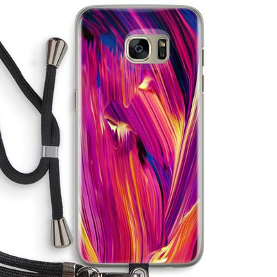 Phoenix: Samsung Galaxy S7 Edge Transparant Hoesje met koord