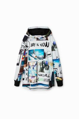 T-shirt met fotografische print - WHITE - 3/4
