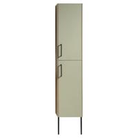 Differnz Legs hoge kast links en rechts, FSC® | groen | 35 x 30 x 160 cm