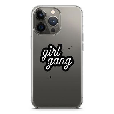 Girl Gang: iPhone 13 Pro Transparant Hoesje