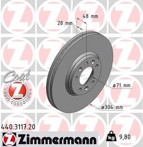 Remschijf Coat Z 440311720