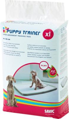 Savic puppy trainer pak a 15 navulpads X-large 90x60 cm - Gebr de boon