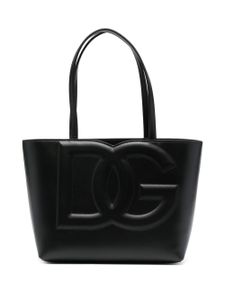 Dolce & Gabbana petit sac cabas DG Logo - Noir