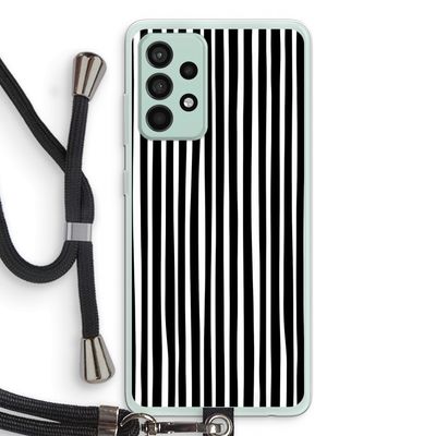Stripes: Samsung Galaxy A52s 5G Transparant Hoesje met koord