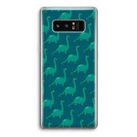Diplodocus: Samsung Galaxy Note 8 Transparant Hoesje