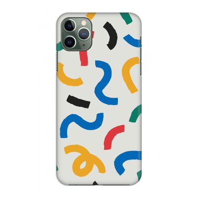 Illustratieve pop 2: Volledig geprint iPhone 11 Pro Max Hoesje