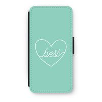 Best heart pastel: iPhone 7 Flip Hoesje