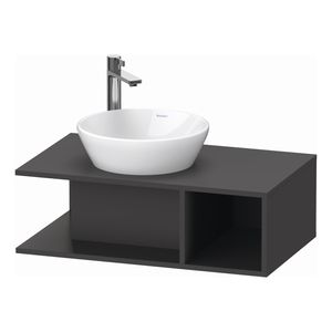 Badmeubel Duravit D-Neo Wand 80x48x26 cm Rechts Mat Grafiet