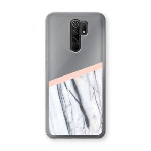 A touch of peach: Xiaomi Redmi 9 Transparant Hoesje
