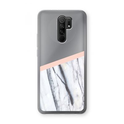 A touch of peach: Xiaomi Redmi 9 Transparant Hoesje