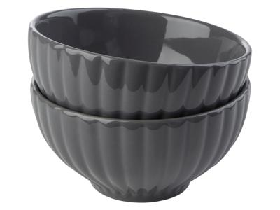 LIVARNO home Servies 2-delig (Kommen, Grijs)