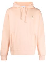 Maison Kitsuné hoodie en coton à logo patch - Orange