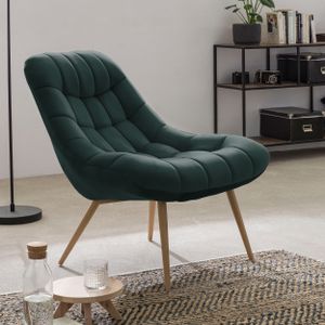 Artistiq Fauteuil 'Jurre' Velvet, kleur Groen
