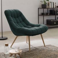 Artistiq Fauteuil 'Jurre' Velvet, kleur Groen