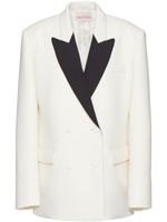 Valentino Garavani blazer Double Crepe à boutonnière croisée - Blanc - thumbnail